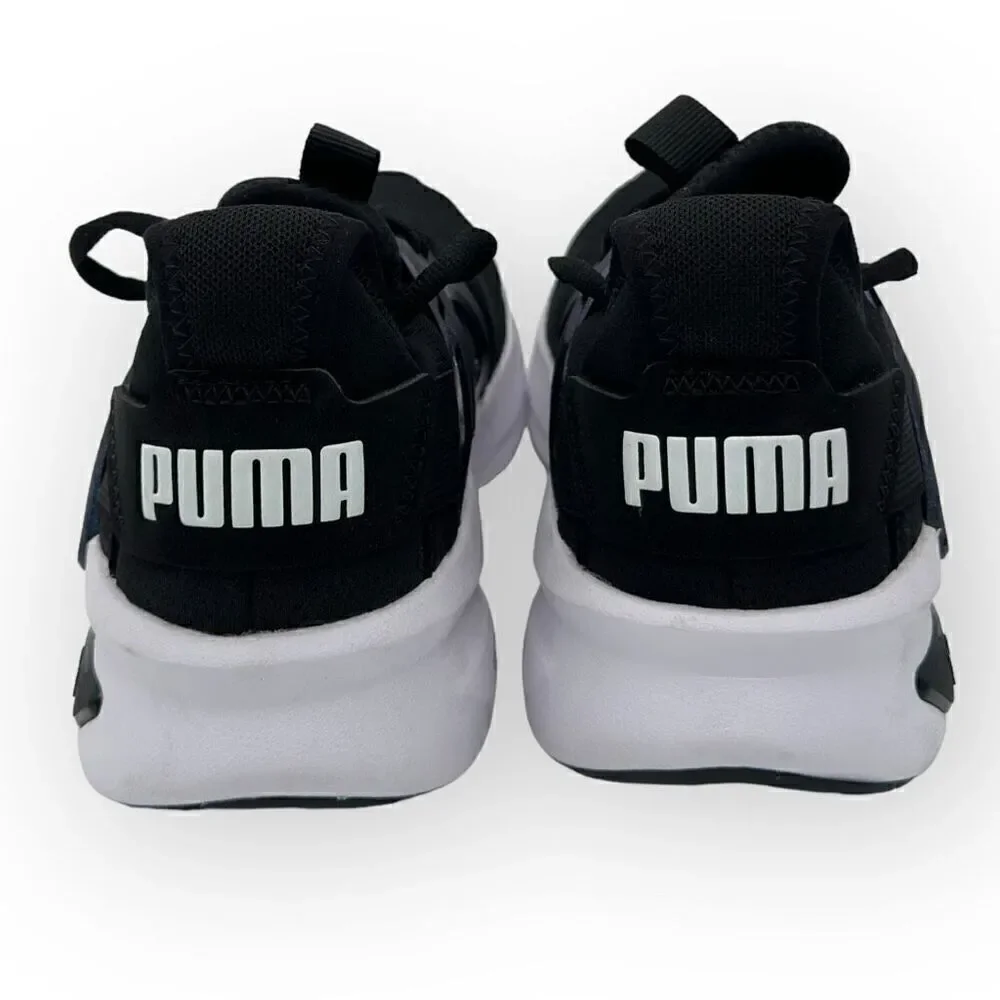 NWOT Puma Softride Enzo Nova Shine Running 377917 01 Shoes Black/White Women 8.5